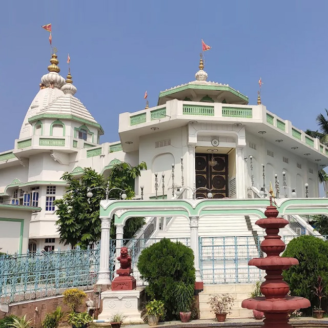 Spiritual temple atmosphere with golden light